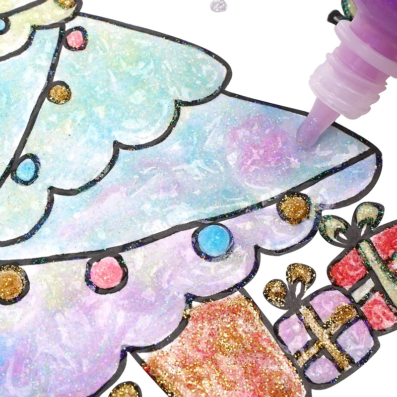 72 Pack: Assorted Glitter Glue by Recollections™