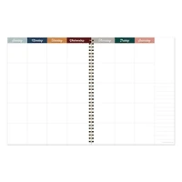 TF Publishing Large Spotted Dot Boho Undated Spiral Planner