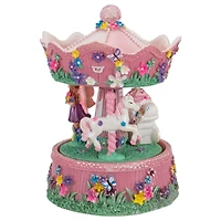 6.5" Children's Rotating Magical Fairy Musical Carousel