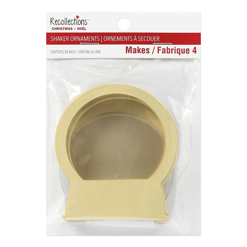 Snow Globe Shaker Ornament Kit by Recollections™