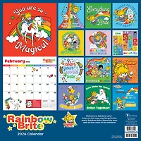 2026 Rainbow Brite Wall Calendar