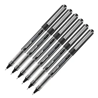 Vision™ Black Micro Point Roller Ball Pen, 6ct.