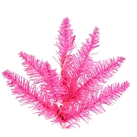 3ft. Pre-Lit Hot Pink Artificial Christmas Tree, Pink LED Lights