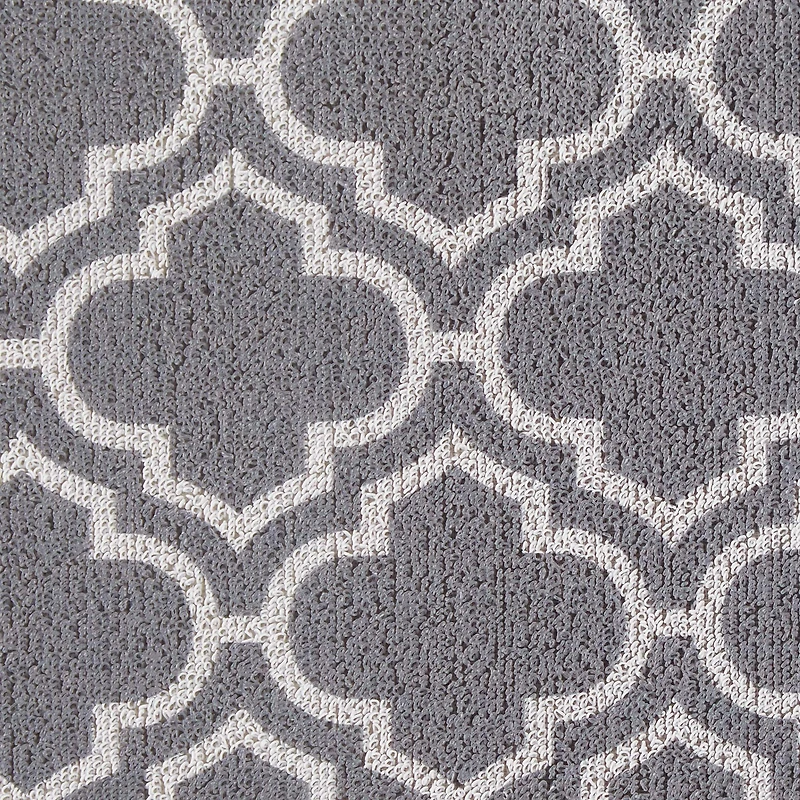 DII® Gray Lattice Tufted Mat