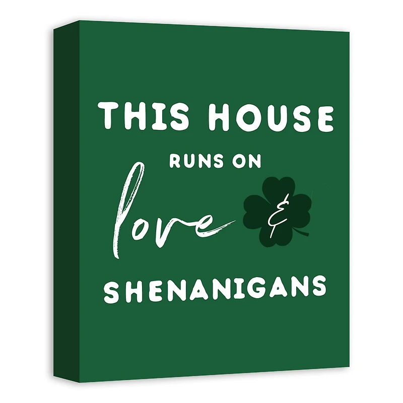Love and Shenanigans 11" x 14" Canvas Wall Art