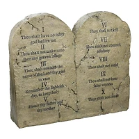 Design Toscano 18" Ten Commandments Sculptural Tablet