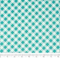 SINGER Christmas Floral Aqua 5 Piece Fat Quarter Bundle