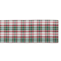 DII® 72" Yuletide Plaid Table Runner