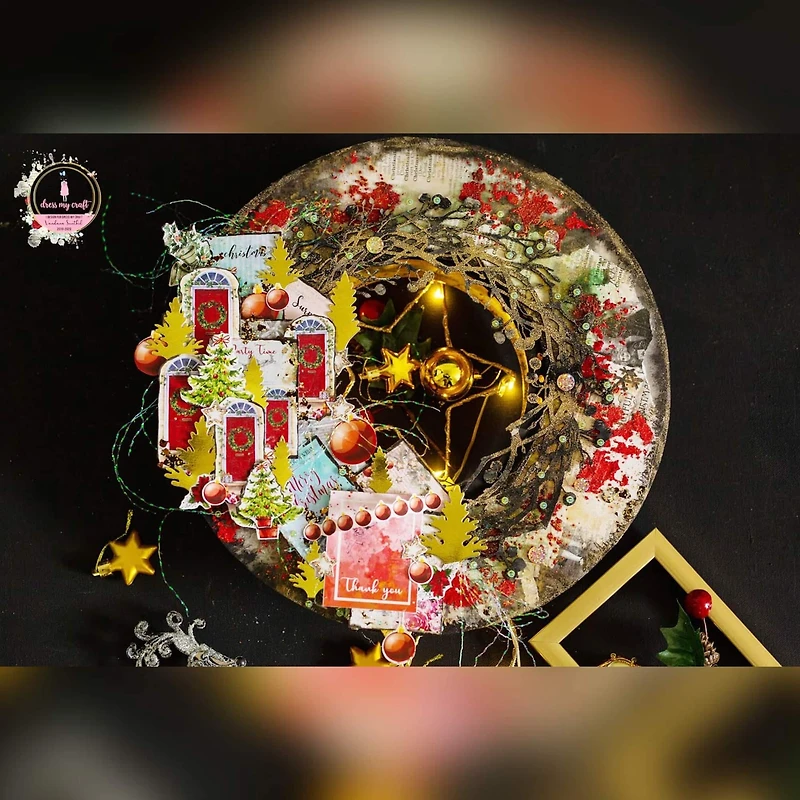 Dress My Craft® Christmas Bells Single-Sided Paper Pad, 12" x 12"