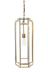 Hello Honey® 25" Hanging Pendant Lamp With Gold Finish