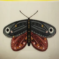 Hello Honey® 12oz. Stoneware Mugs with Painted Winged Insects Set