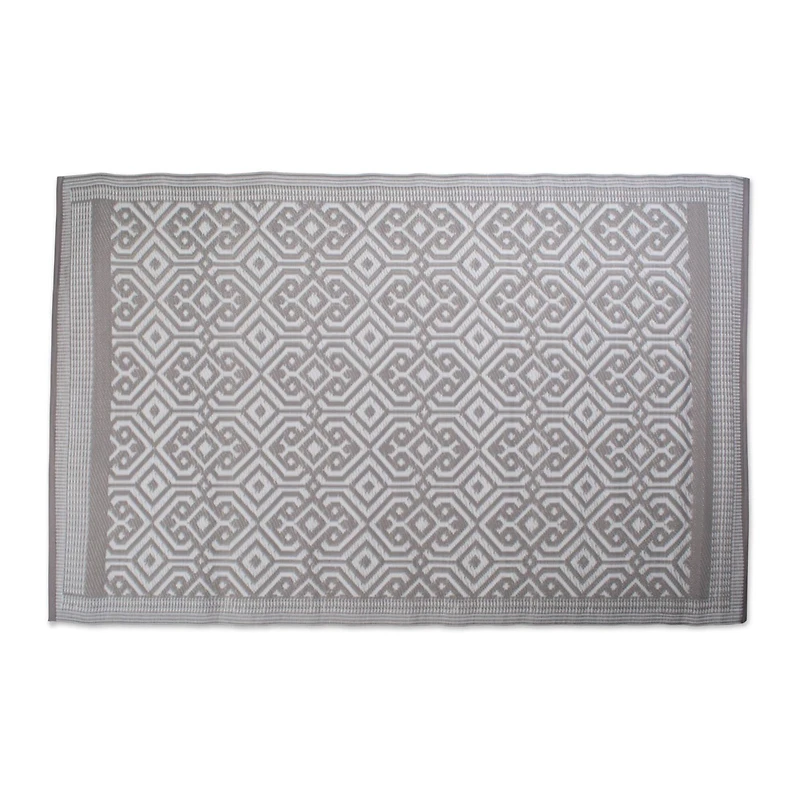 DII® Gray Moroccan Outdoor Rug, 4ft. x 6ft.