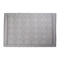 DII® Gray Moroccan Outdoor Rug, 4ft. x 6ft.