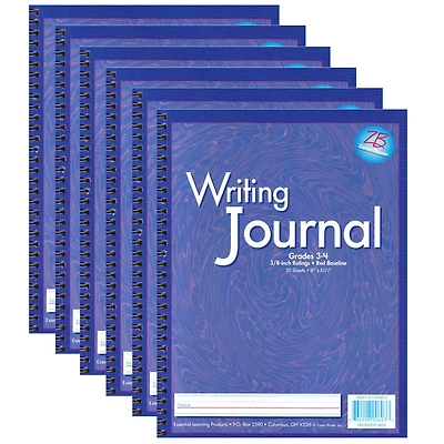 Zaner-Bloser® Purple Grade 3-4 My Writing Journal, 6ct.