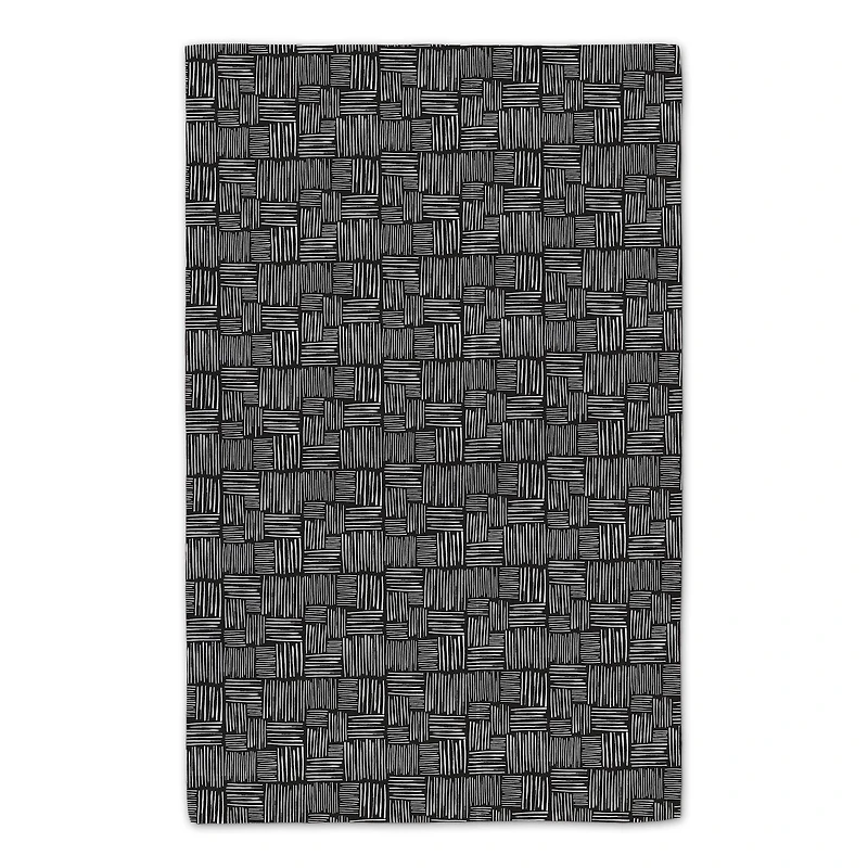 Block Print Cherries 16" x 25" Tea Towel - Set of 2