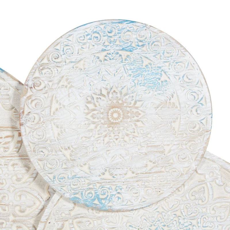 47" White Wood Farmhouse Wall Décor