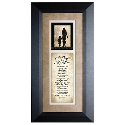 Prayer For My Mom Wood Framed Art
