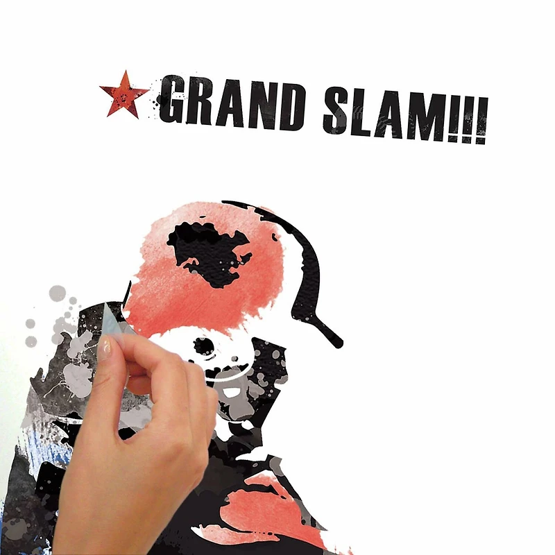 RoomMates Baseball Champion Giant Peel & Stick Wall Decals