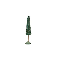 Hello Honey® Green Plaid Raw-Edged Tweed Tree & Wood Base
