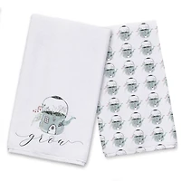 Grow Teapot Floral Tea Towel - Set of 2