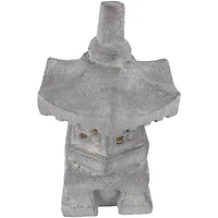 20" Solar Powered LED Pagoda Outdoor Garden Statue
