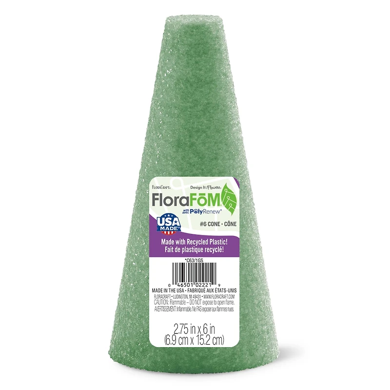 FloraCraft® FloraFōM Cone Green