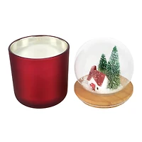 Snow Globe Lid Scented Pillar Candle by Ashland
