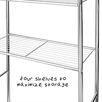 Honey Can Do Over-the-Toilet 4 Tiers Storage Shelf