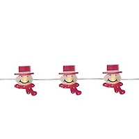 20ct. White Snowman LED Christmas Lights