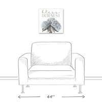 Bless Our Nest 16" x 16" Canvas Wall Art
