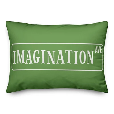 Imagination Avenue 20" x 14" Throw Pillow