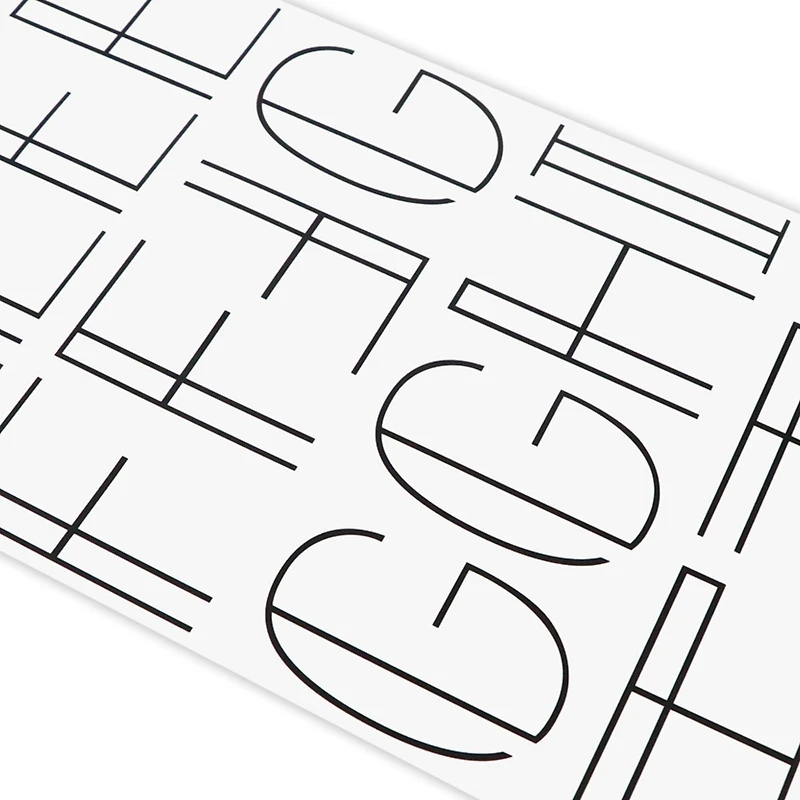 Black Lines Alphabet Stickers by Recollections™