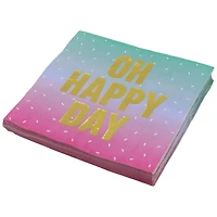 Oh Happy Day Beverage Napkins, 20ct. by Celebrate It™