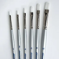 Silver Brush Limited Silverwhite® Brights Brush Set