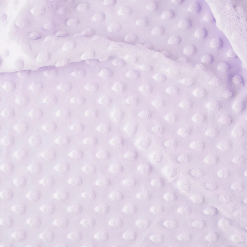 Feldman Lilac Dot Soft Chenille Fabric