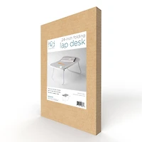 Gray & White Collapsible Folding Lap Desk