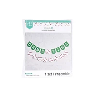 12 Pack: 5ft. Green & White Game Time Baseball Banner Set by Celebrate It™
