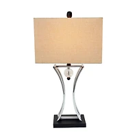 Elegant Designs 27.5" Chrome Executive Business Table Lamp