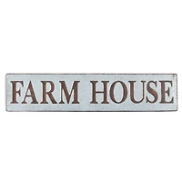 Brown & Silver Metal Farmhouse Sign Wall Décor