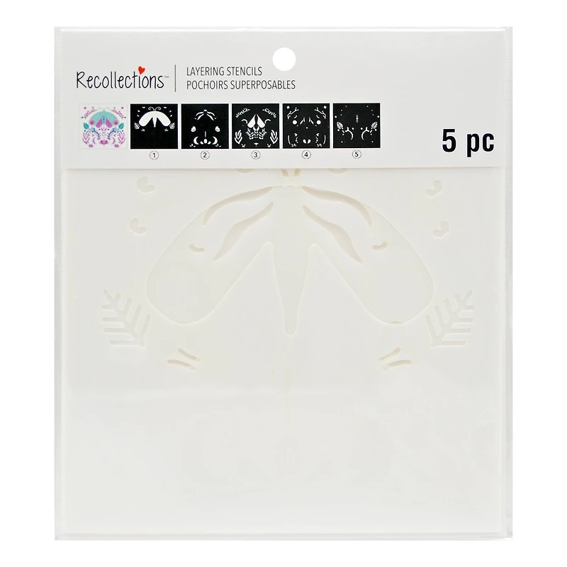 Moth Layering Stencils by Recollections™