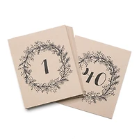 Hortense B. Hewitt Co. Rustic Wreath Table Number Cards