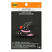 Witch Hat Light-Up Pin