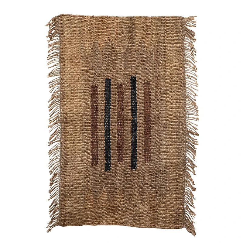 Hello Honey® Bohemian Woven Jute & Leather Wall Hanging