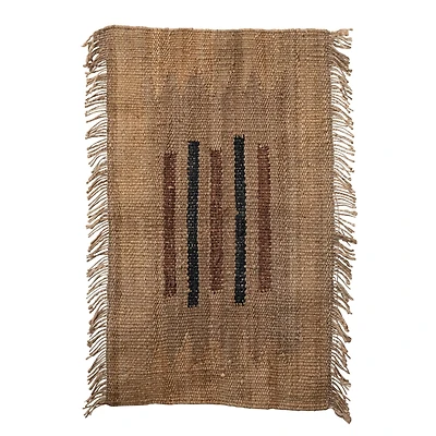 Hello Honey® Bohemian Woven Jute & Leather Wall Hanging