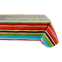 DII® 102" Summer Stripe Vinyl Tablecloth