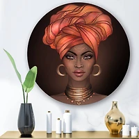 Designart - African American Woman with Turban V