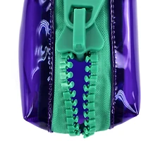 Everything Mary Purple & Teal Transparent Zipper Pouch