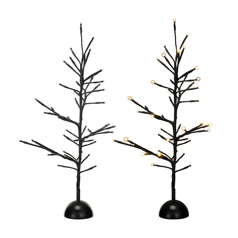 Hello Honey® 23.5" Tall Black Metal Tree with 48 LED Lights