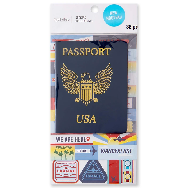 Passport & Travel Stickers by Recollections™