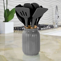 MegaChef Silicone & Wood Cooking Utensils Set